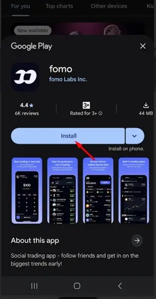 FOMO App 10% off