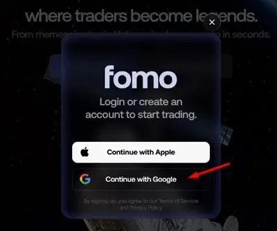 the FOMO trading app Nigeria