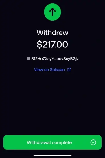 withdraw from fomo app now
